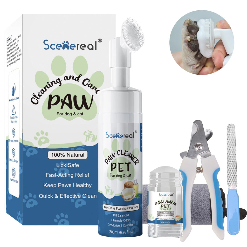 SCENEREAL Dog Paw Care Kit