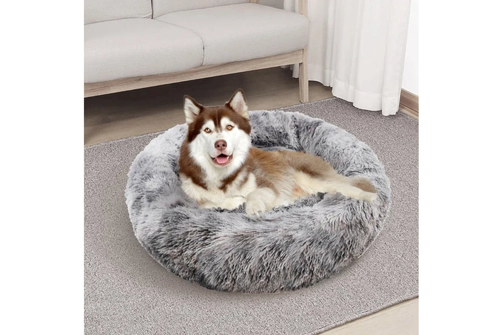 Pawfriends Pet Bed Dog Cat Calming Sleeping Comfy Cave Washable Mat Extra Large 100Cm Pet Beds