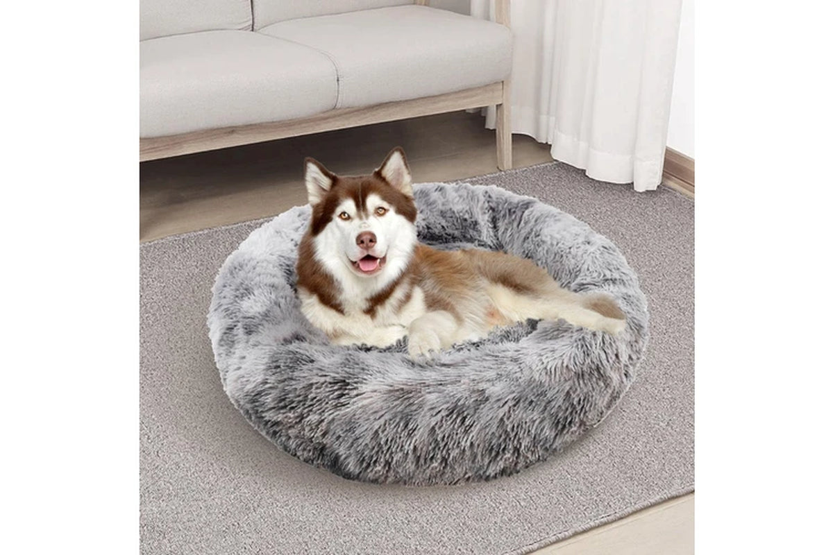 Pawfriends Pet Bed Dog Cat Calming Sleeping Comfy Cave Washable Mat Extra Large 100Cm Pet Beds