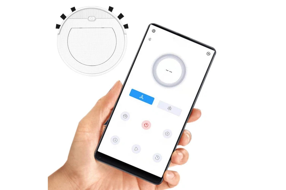 Mobile Phone APP Control Robot Vacuum Cleaner USB Rechargeable Smart Cleaning Sweeper