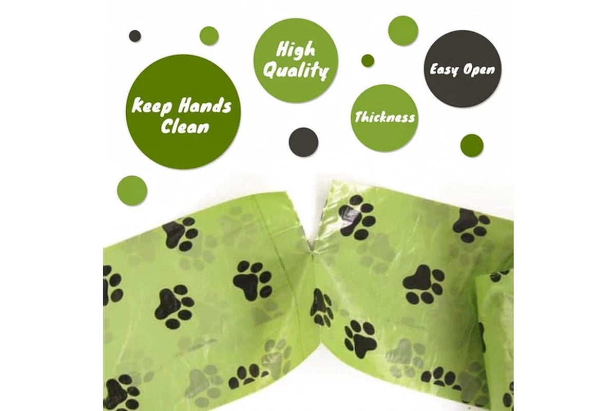 LIVINGTODAY 60 Biodegradable Unscented Pet Dog Poop Waste Bags