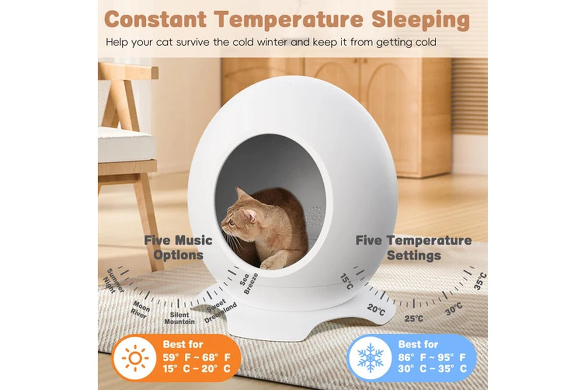 Electric Smart Heated & Cooling Bed for Cat