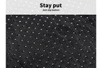round Pet Calming Dog Bed Plush 120CM Xxxlarge Grey