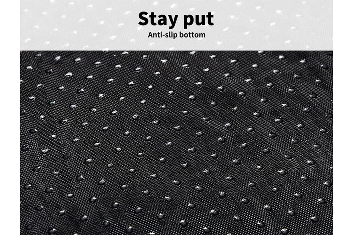 round Pet Calming Dog Bed Plush 120CM Xxxlarge Grey