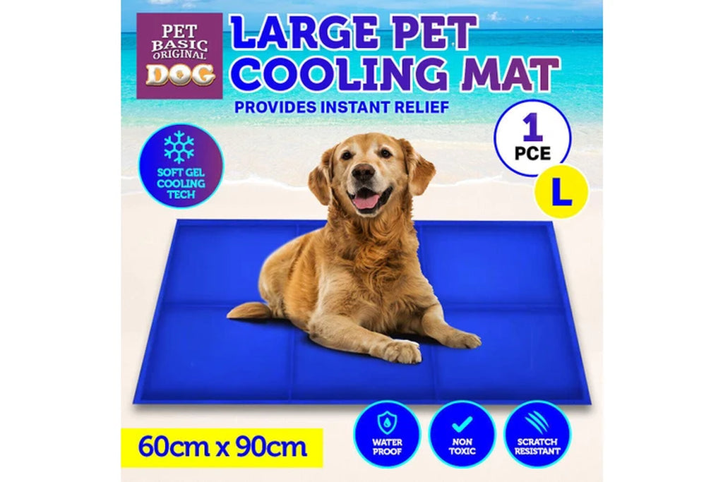 COSTCOM Large Size Dog Cooling Mat Instant Relief Non Toxic 60Cm X 90Cm