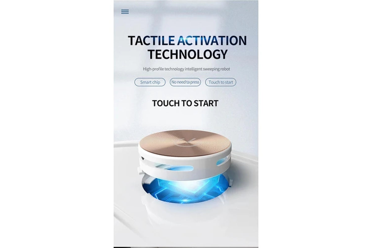 Silver Robot Vacuum with Smart Mapping and Remote Control