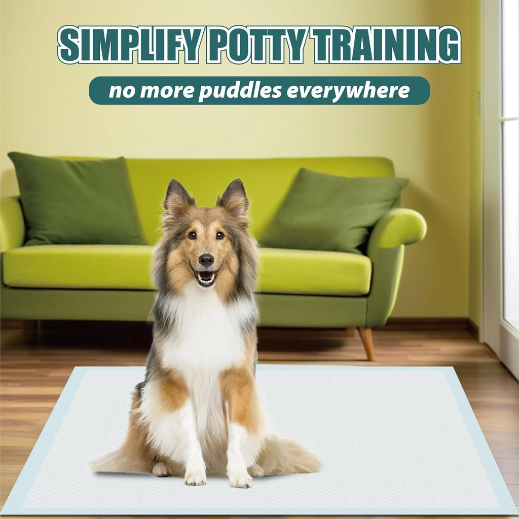 GWT Puppy Pads for Dog, Leak-Proof Changing Pad, 22"X22" [50 Pads] Pee Pads for Dogs, Ultra Absorbent 5-Layer Dog Pads for Potty Cat Training, Dog Pee Pads, Puppy Pads for All Pets