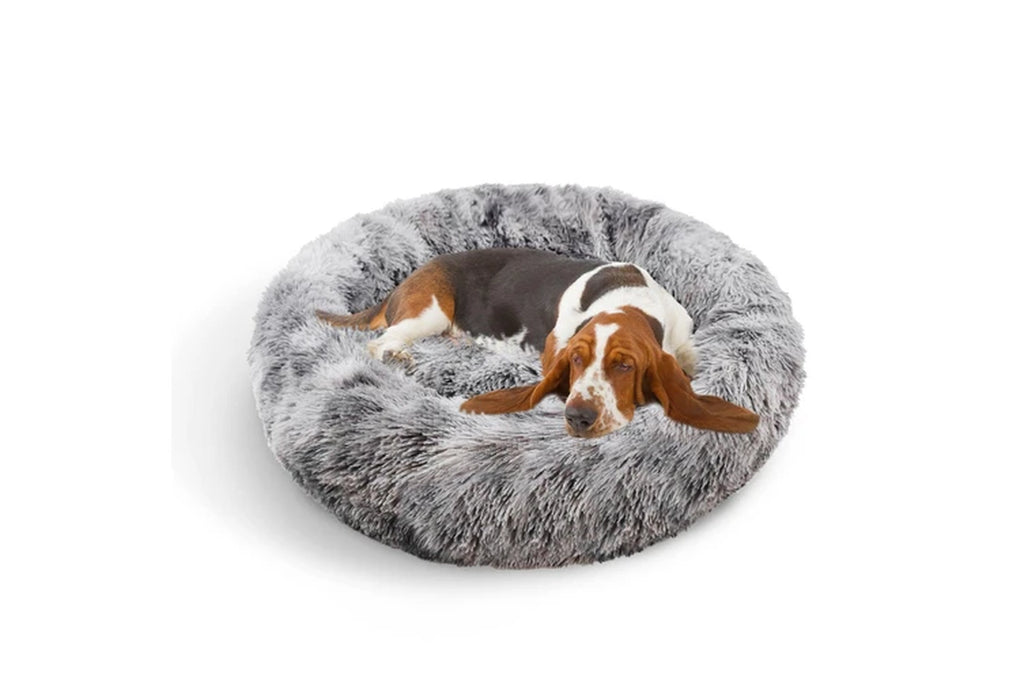 Pawfriends Pet Bed Dog Cat Calming Sleeping Comfy Cave Washable Mat Extra Large 100Cm Pet Beds