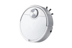 Silver Robot Vacuum with Smart Mapping and Remote Control