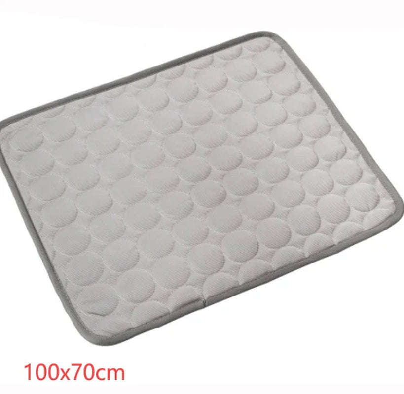 Pet Dog Cat Ice Silk Cold Nest Pad for Cooling in Summer
