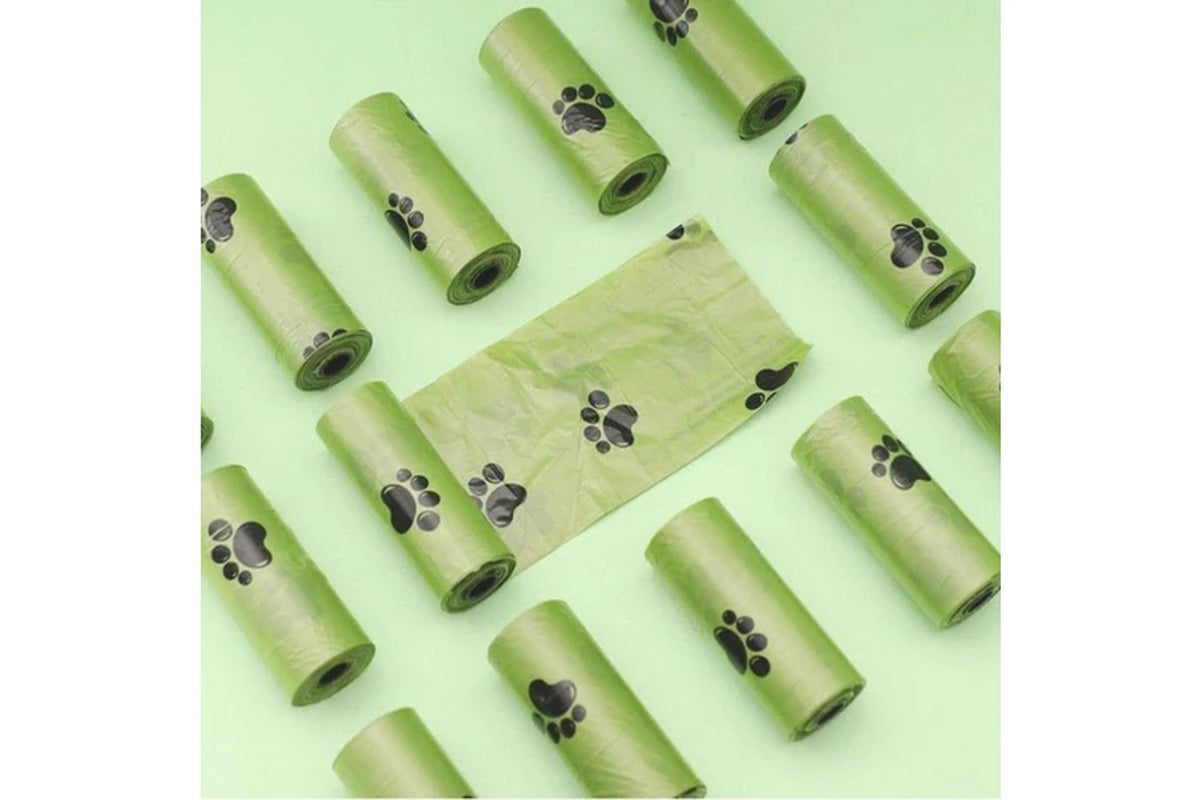 LIVINGTODAY 60 Biodegradable Unscented Pet Dog Poop Waste Bags