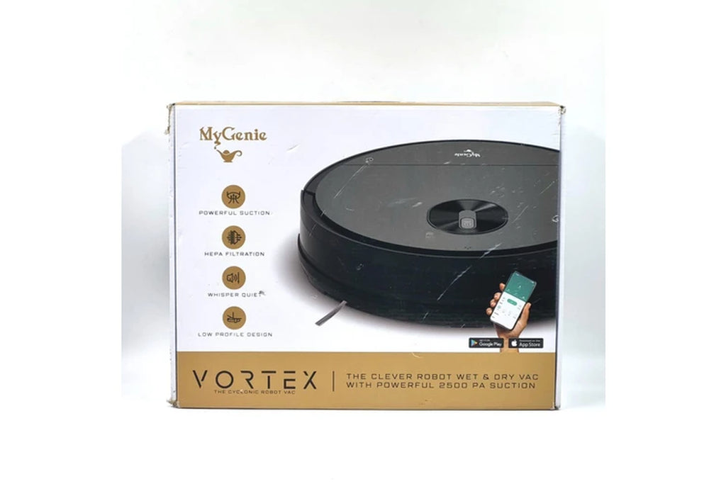 Vortex Robovac Wet Dry Robot Vacuum Cleaner Black 3 in 1 Smart