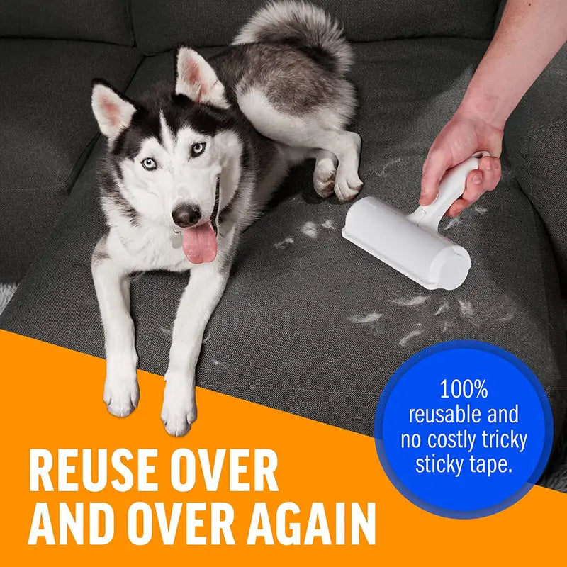 Reusable Pet Hair Remover Lint Roller for Furniture