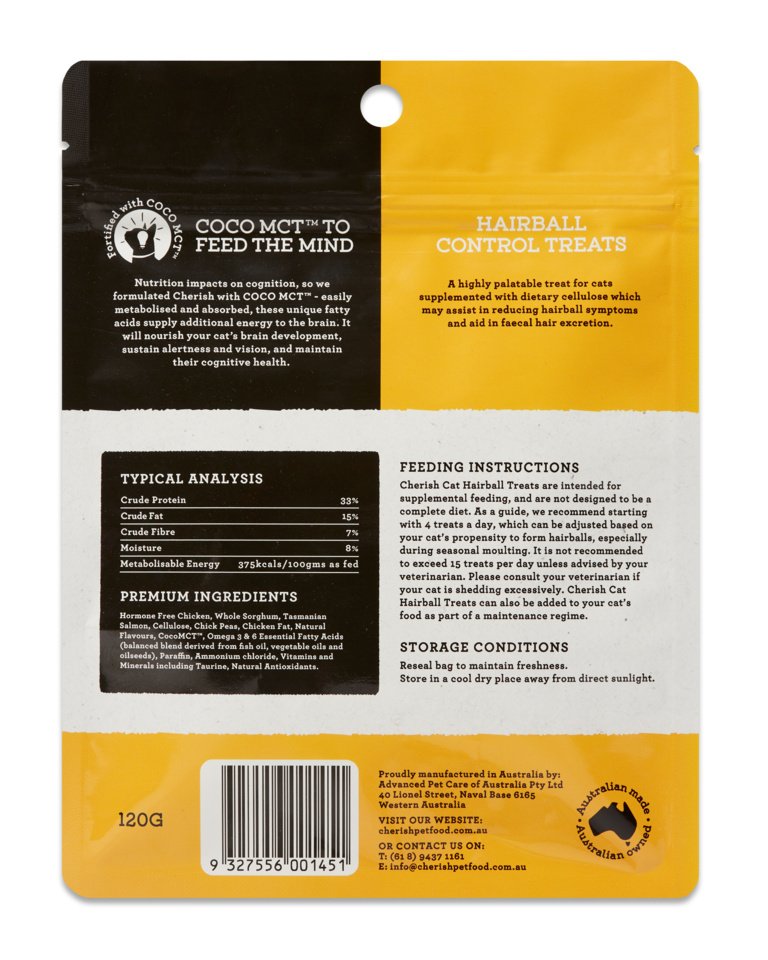 Cherish Hairball Control Treats