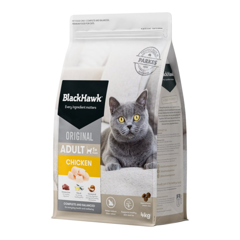 Black Hawk Adult Cat Chicken