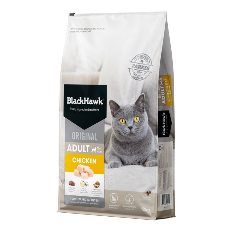Black Hawk Adult Cat Chicken