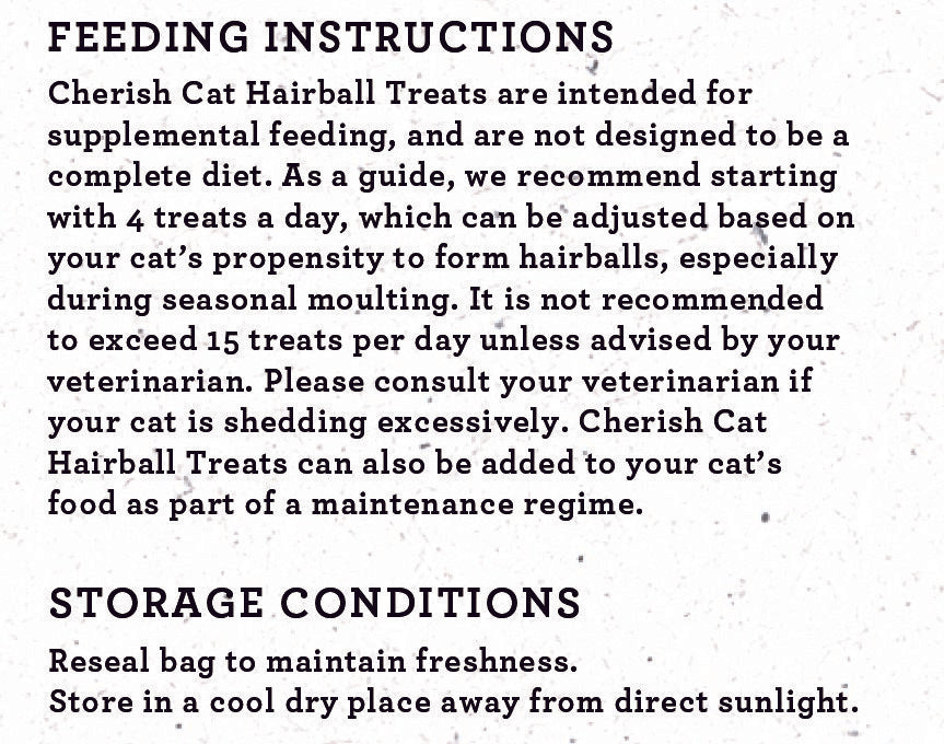 Cherish Hairball Control Treats