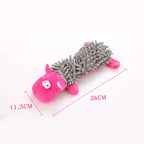 TheAussiePaw Plush Dog Toys - Frog and Hippo Tooth Grinding Chew