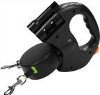 TheAussiePaw Dual Retractable Dog Leash