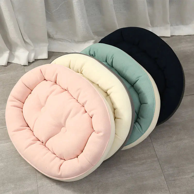 Luxury Cozy Plush Circular Dog Bed