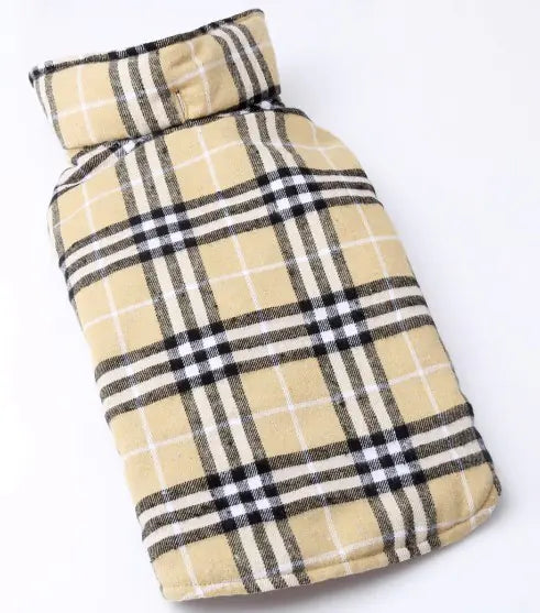 Chic Plaid Dog Coat