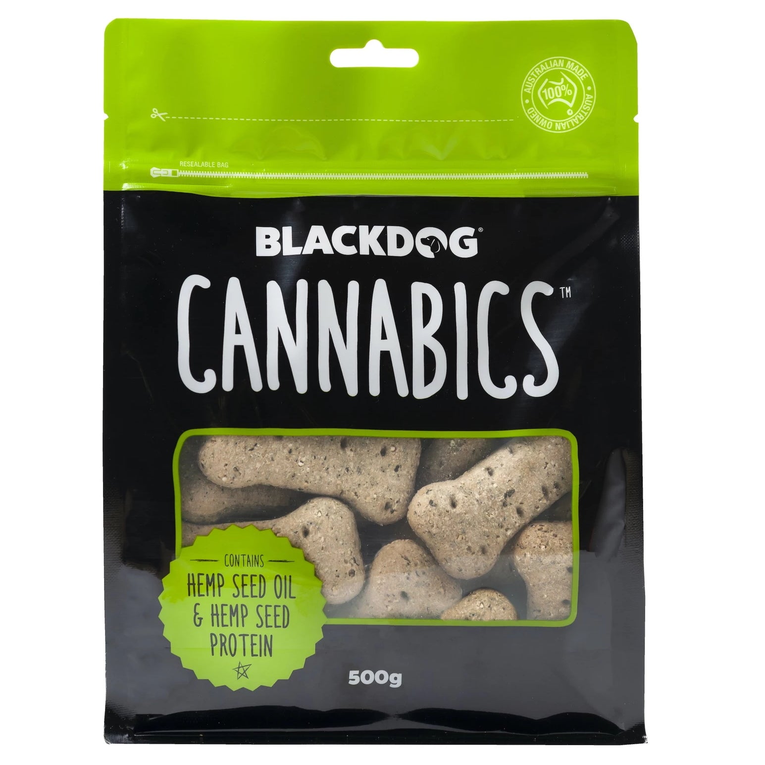 TheAusiePaw Blackdog Oven Baked Biscuits Cannabics 500g