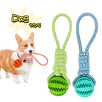 TheAussiePaw Interactive Rubber Dog Toys with Treat Leaking Balls