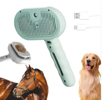 TheAusiePaw 3-in-1 Steam Pet Brush