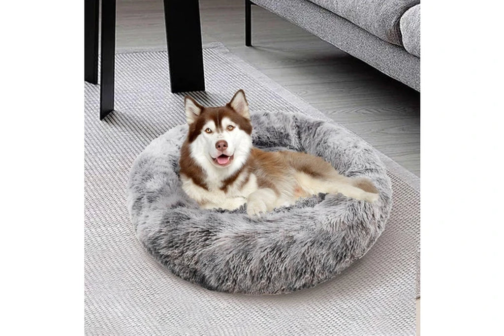 Pawfriends Pet Bed Dog Cat Calming Sleeping Comfy Cave Washable Mat Extra Large 100Cm Pet Beds