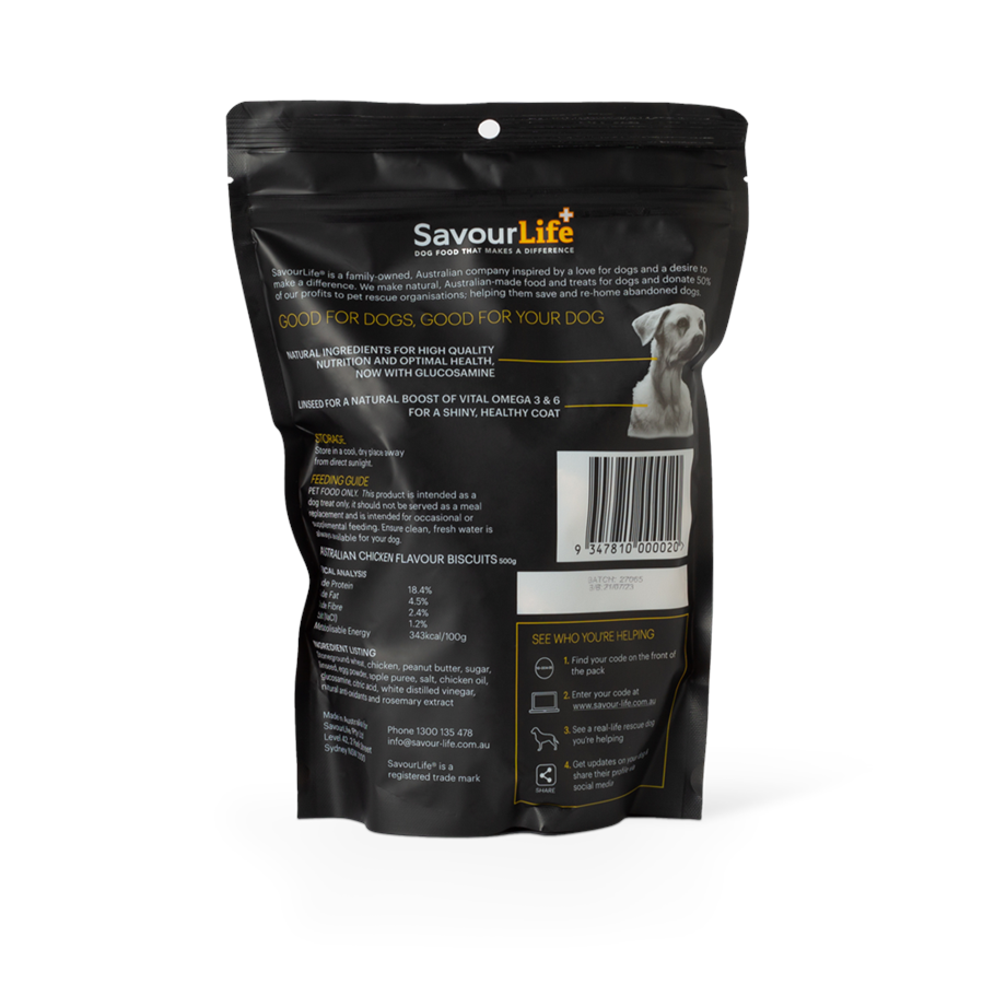 TheAusiePaw SavourLife Biscuits 500g