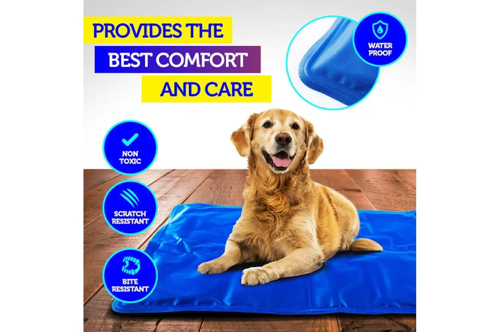 COSTCOM Large Size Dog Cooling Mat Instant Relief Non Toxic 60Cm X 90Cm