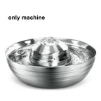 Stainless Steel Cat Fountain Filter Water Drinking Fountain Pet Cat Dog Ultra-Quiet Automatic Fountains and Filter Cats Drinker