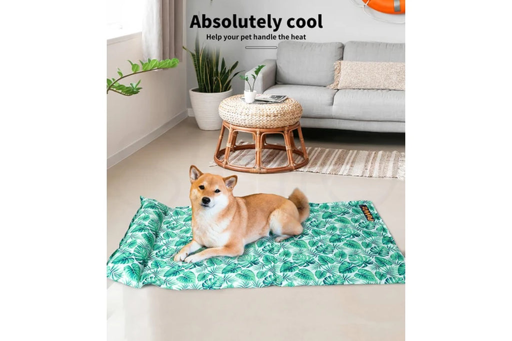 Pet Bed Cooling Mat Dog Bed Small Green