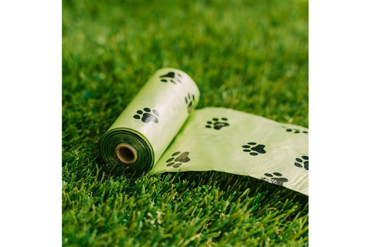 LIVINGTODAY 60 Biodegradable Unscented Pet Dog Poop Waste Bags