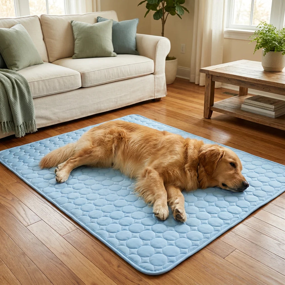 Room for a 75-pound dog to stretch out completely.