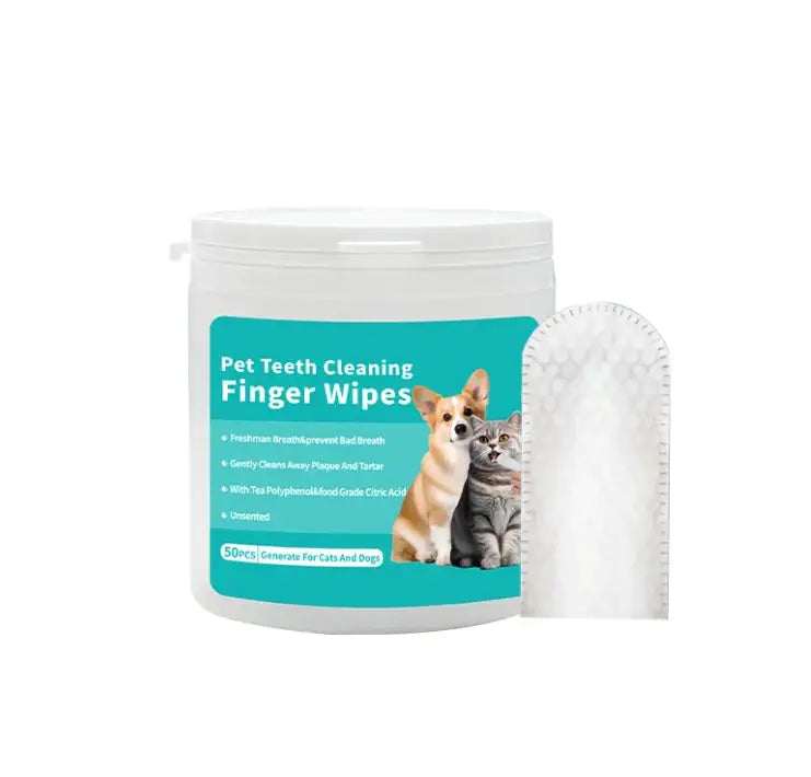 Pet Ear And Teeth Cleaning Wipes 50 Pieces
