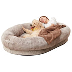 TheAussiePaw Giant Relaxation Dog Bed - Easy Clean