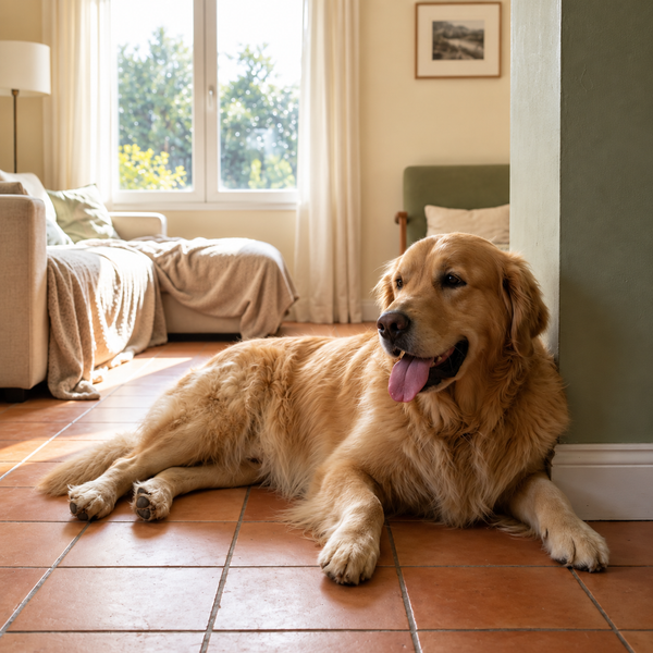 Panting on the tile