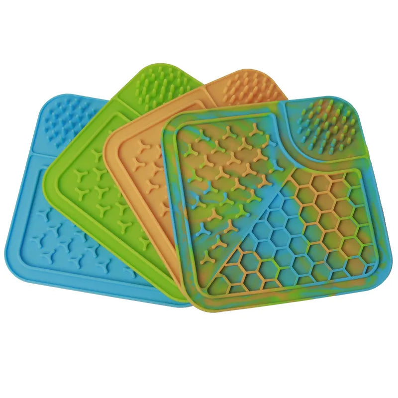 Silicone Pet Lick Pad Silicone Slow Food Pad