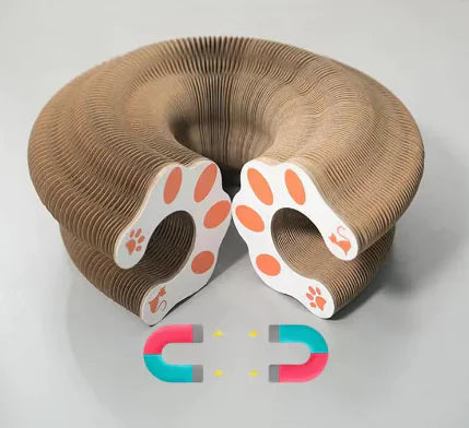 TheAussiePaw Interactive Cat Toy Ball and Corrugated Scratcher