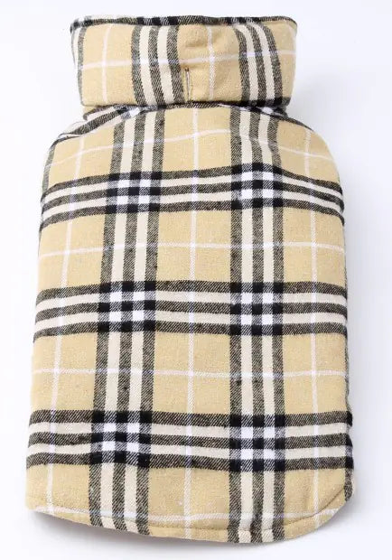 Chic Plaid Dog Coat