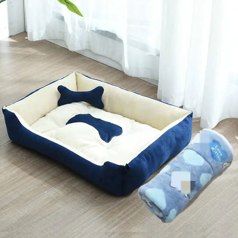 All-Season Cozy Retriever Bed